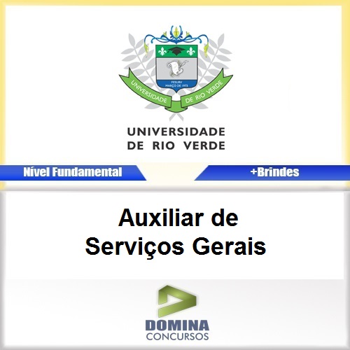 Apostila UniRV 2017 Auxiliar de Serviços Gerais