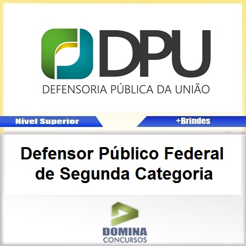 Apostila DPU 2017 Defensor Federal Segunda Categoria