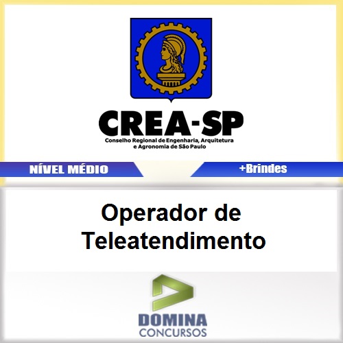 Apostila CREA SP 2017 Operador de Teleatendimento
