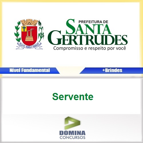 Apostila Santa Gertrudes 2017 Servente Download