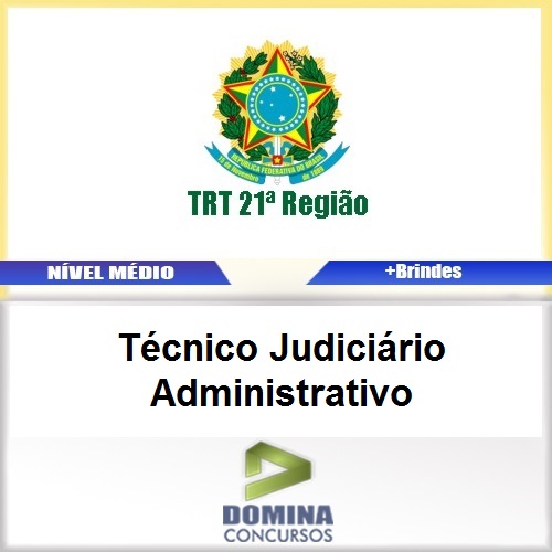 Apostila TRT 12 SC 2017 Técnico Judiciário Administrativa