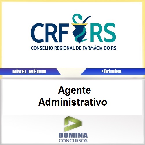 Apostila Concurso CRF RS 2017 Agente Administrativo