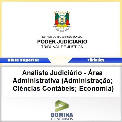 Apostila TJ RS 2017 Analista Judiciário Administrativa