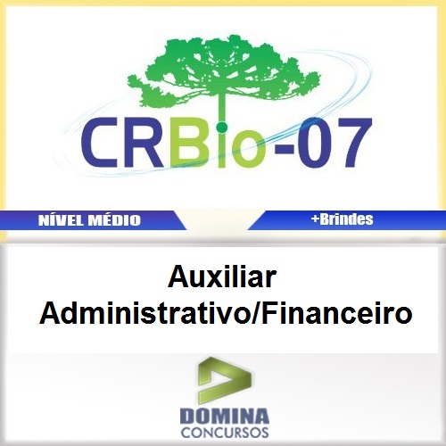 Apostila CRBio 7 Região PR 2017 AUX ADM Financeiro