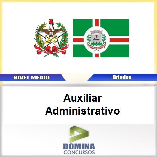 Apostila Grão Pará SC 2017 Auxiliar Administrativo