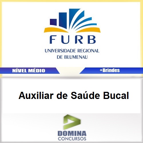 Apostila FURB SC 2017 Auxiliar de Saúde Bucal PDF