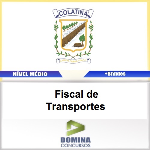 Apostila Colatina ES 2017 Fiscal de Transportes