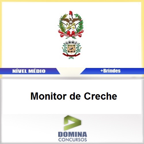 Apostila São José do Cedro SC 2017 Monitor de Creche