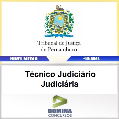 Apostila TJ PE 2017 Técnico Judiciário Judiciária
