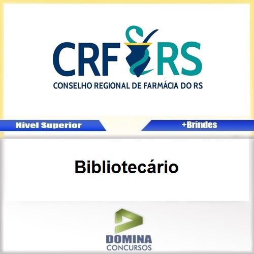 Apostila Concurso CRF RS 2017 Bibliotecário PDF