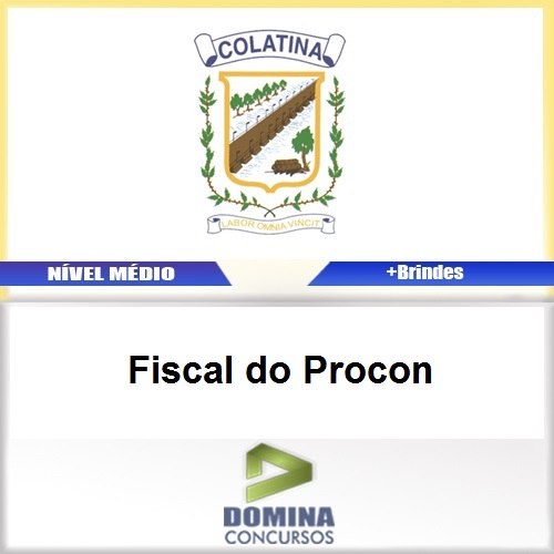 Apostila Colatina ES 2017 Fiscal do Procon Download