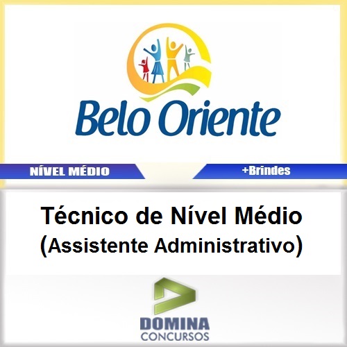 Apostila Belo Oriente MG 2017 Assistente Administrativo