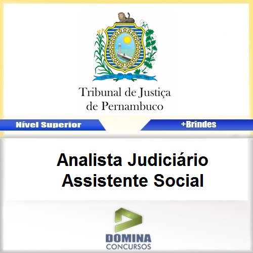 Apostila TJ PE 2017 Analista JUD Assistente Social