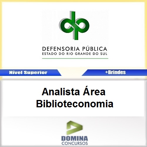 Apostila DPE RS 2017 Analista Área Biblioteconomia