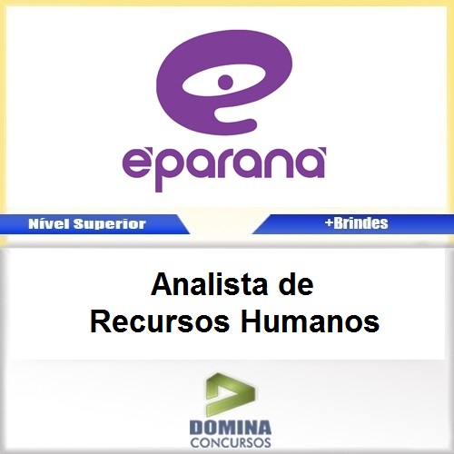 Apostila E Paraná 2017 Analista de Recursos Humanos