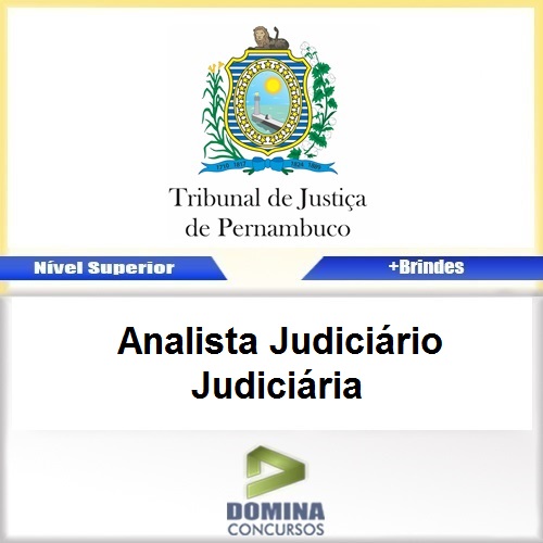 Apostila TJ PE 2017 Analista Judiciário Judiciária