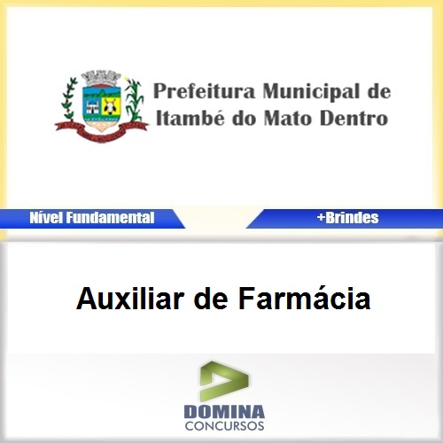 Apostila Itambé Mato Dentro 2017 Auxiliar de Farmácia