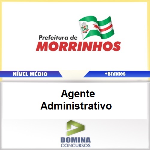 Apostila Morrinhos GO 2017 Agente Administrativo