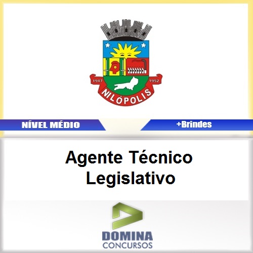 Apostila Nilópolis RJ 2017 Agente Técnico Legislativo