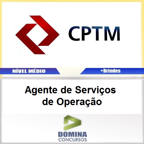 Apostila CPTM SP 2017 Agente de Serviços de Operação
