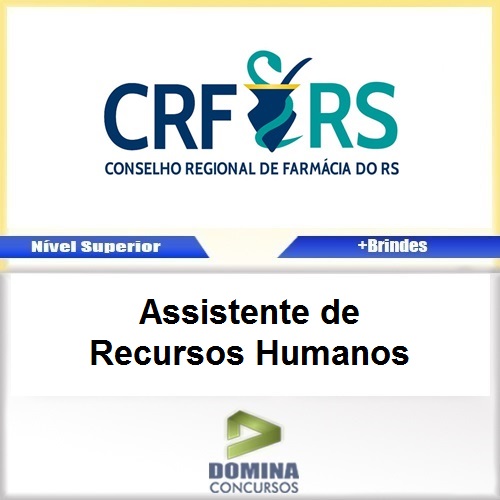 Apostila CRF RS 2017 Assistente de Recursos Humanos