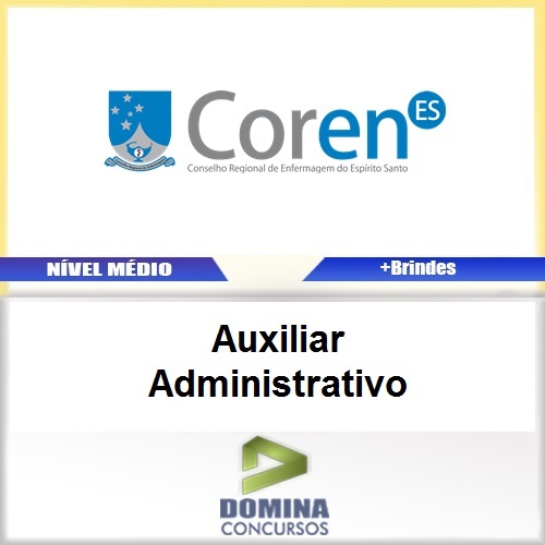 Apostila COREN ES 2017 Auxiliar Administrativo PDF