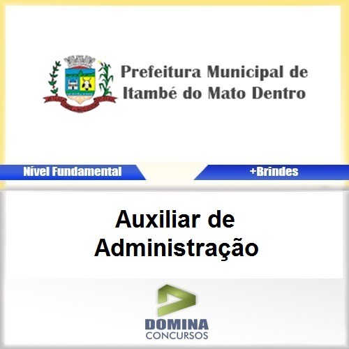 Apostila Itambé Mato Dentro 2017 Auxiliar Administração