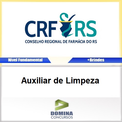 Apostila CRF RS 2017 Auxiliar de Limpeza PDF
