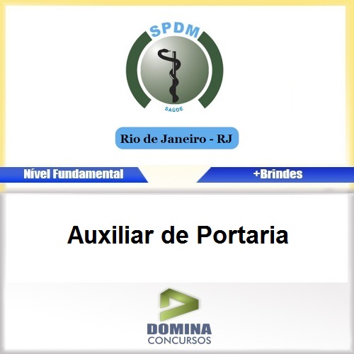 Apostila SPDM RJ 2017 Auxiliar de Portaria Download