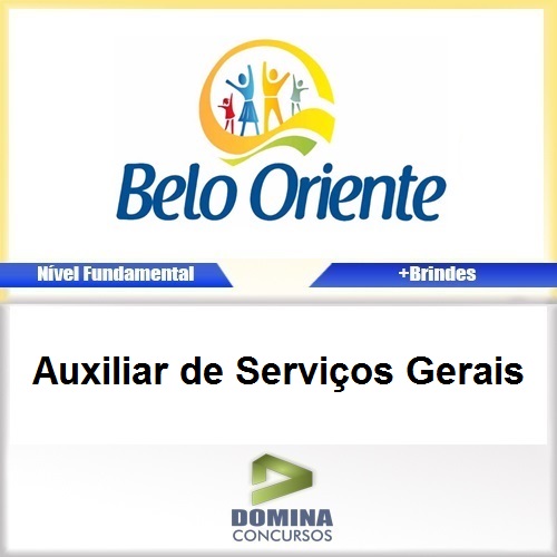 Apostila Belo Oriente MG 2017 Auxiliar Serviços Gerais