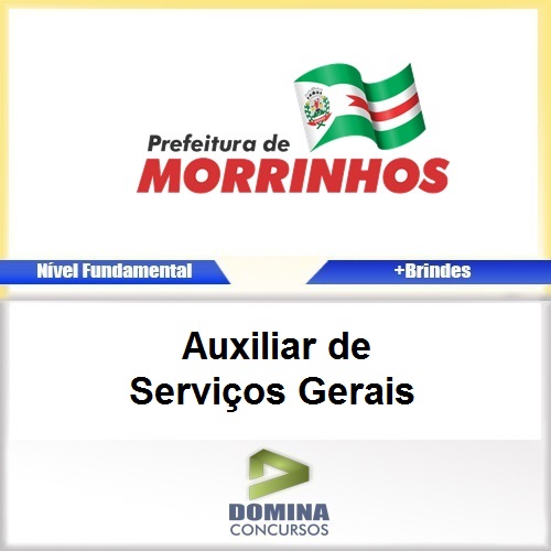 Apostila Morrinhos GO 2017 Auxiliar de Serviços Gerais