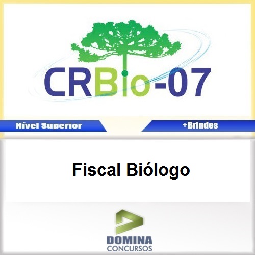 Apostila CRBio 7 Região PR 2017 Fiscal Biólogo