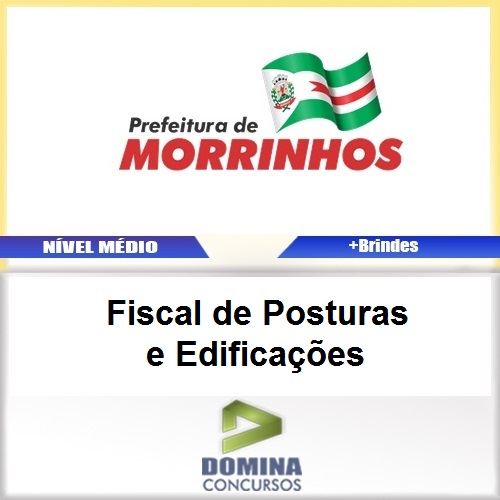 Apostila Morrinhos GO 2017 Fiscal Posturas Edificações