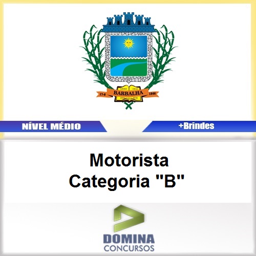 Apostila Barbalha CE 2017 Motorista Categoria B