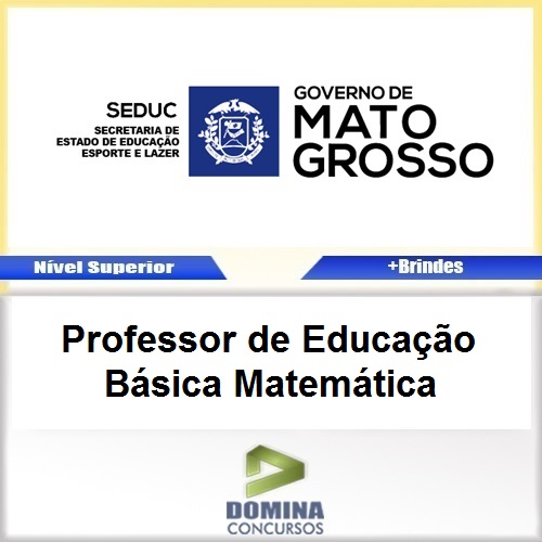 Apostila SEDUC MT 2017 Professor de Matemática