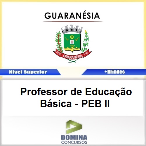 Apostila Guaranésia MG 2017 PROF EDU Básica PEB II