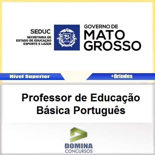 Apostila SEDUC MT 2017 Professor de Português