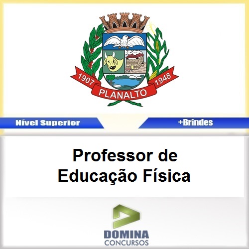 Apostila Planalto SP 2017 Professor de Educação Física