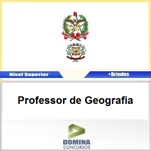 Apostila São José do Cedro 2017 Professor de Geografia