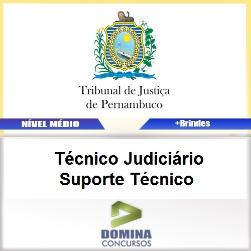 Apostila TJ PE 2017 Técnico Judiciário Suporte Técnico