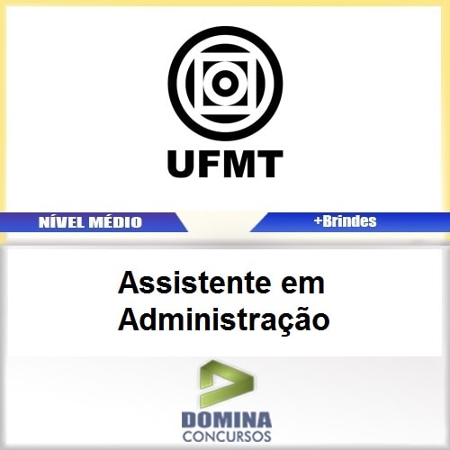 Apostila UFMT 2017 Assistente em Administração