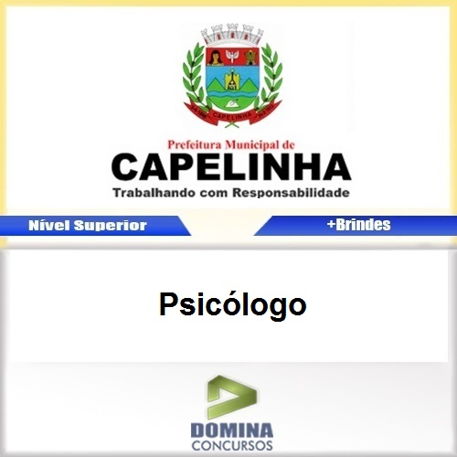 Apostila Concurso Capelinha MG 2017 Psicólogo