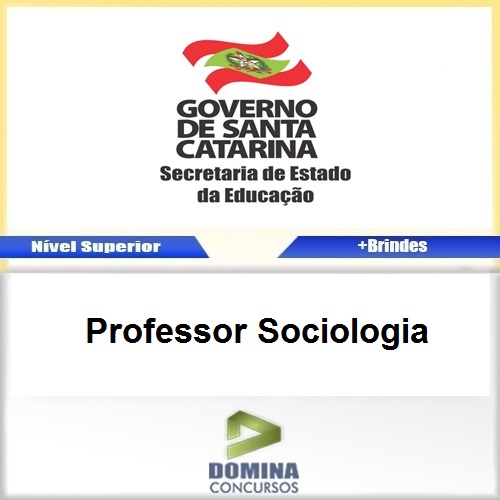 Apostila Concurso SED SC 2017 Professor Sociologia