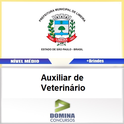 Apostila Limeira SP 2017 Auxiliar de Veterinário