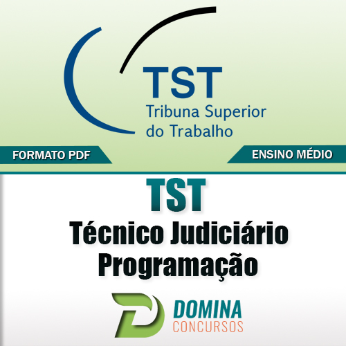Apostila TST 2017 Técnico Judiciário Programação