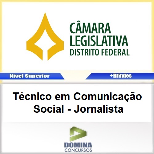 Apostila CLDF 2017 TEC Comunicação Social Jornalista