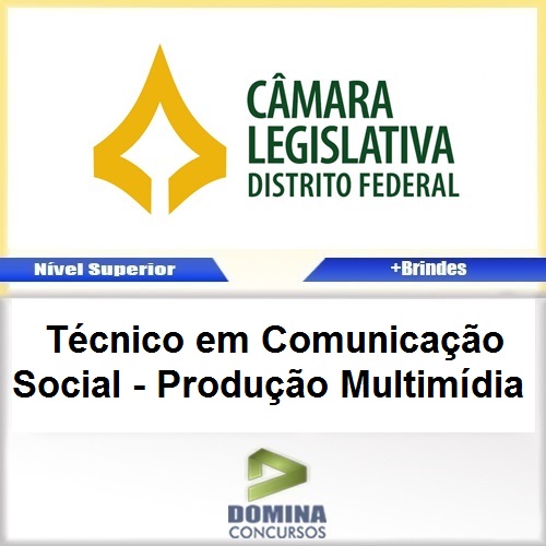 Apostila CLDF 2017 TEC Comunicação Social Multimídia