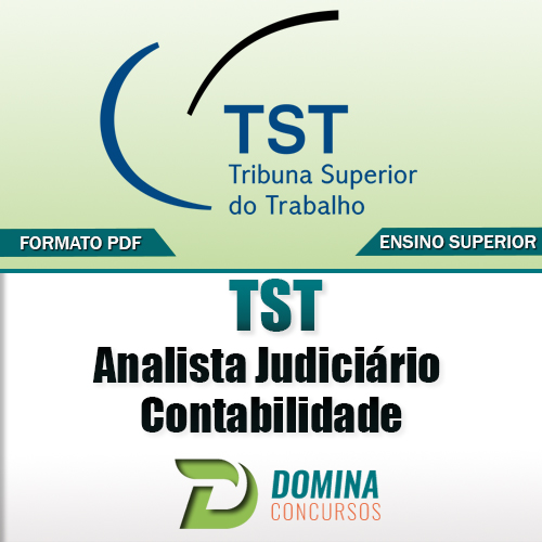 Apostila TST 2017 Analista Judiciário Contabilidade