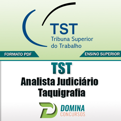 Apostila TST 2017 Analista Judiciário Taquigrafia PDF