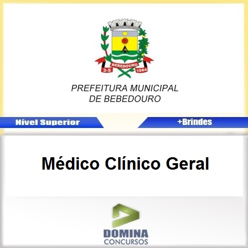 Apostila Bebedouro SP 2017 Médico Clínico Geral
